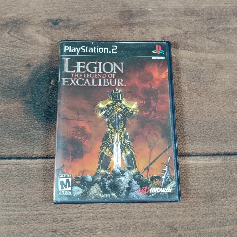 Legion‎ The Legend of Excalibur PlayStation 2 PS2 Game Complete CIB